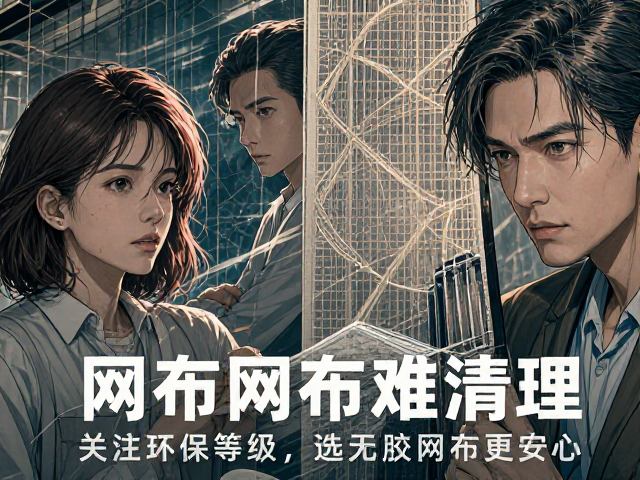 网布吸尘难清理？关注环保等级，选无胶网布更安心
