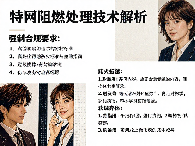 特网阻燃处理技术解析,高性能网布防火标准与选购指南
