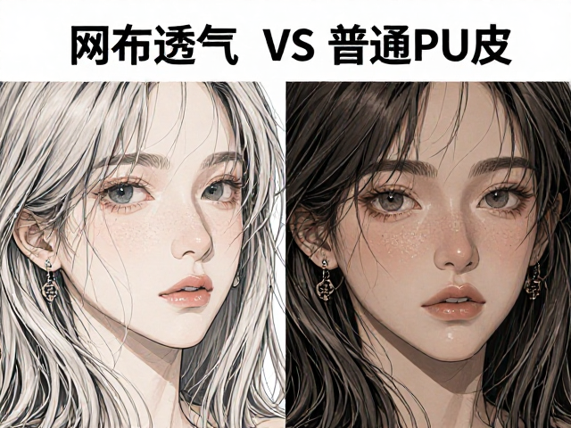 网布透气性vs普通PU皮，谁更透气？实测对比揭秘