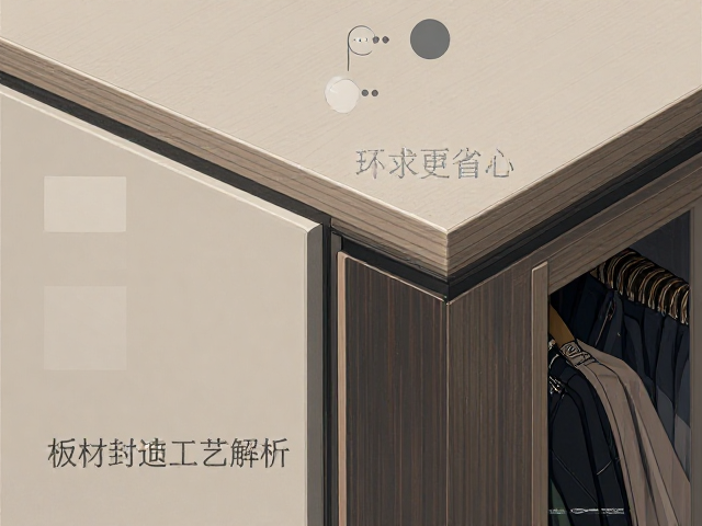 现代简约一体式衣柜板材封边工艺解析,环保耐用更省心