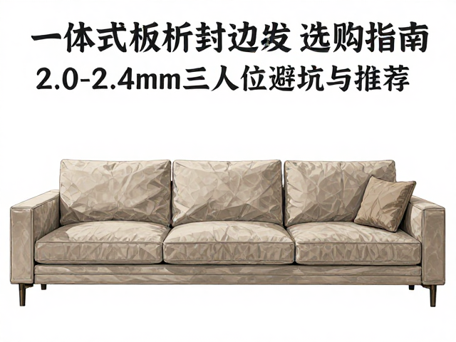 一体式板材封边沙发选购指南，2.0-2.4m三人位避坑与推荐