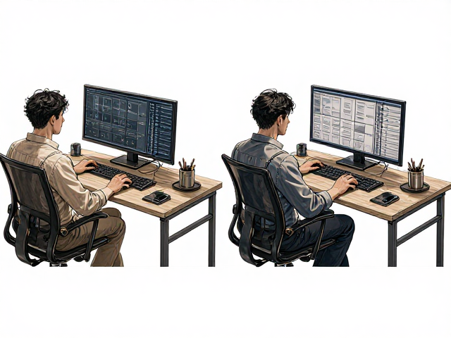 小型办公桌尺寸怎么选?140x60cm与180x60cm对比推荐