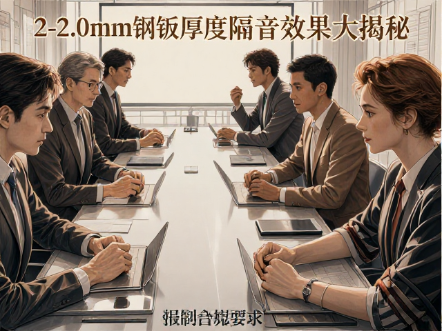 小型宽敞会议室怎么选?1.2-2.0mm钢板厚度隔音效果大揭秘