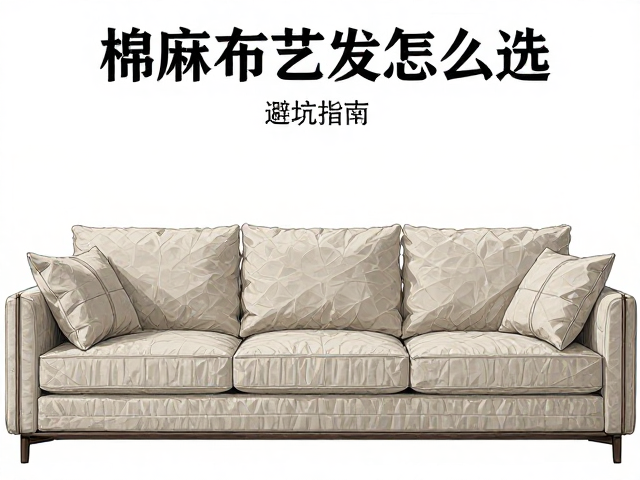 棉麻布艺沙发怎么选？简约现代风打造稳重高级感，附避坑指南