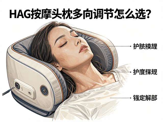 HAG按摩头枕多向调节怎么选？舒适护颈攻略