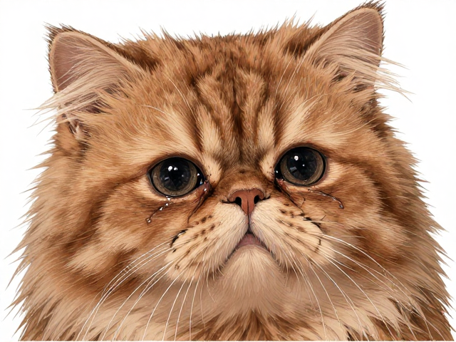 红色虎斑波斯猫掉毛严重？泪痕处理全攻略及护理技巧
