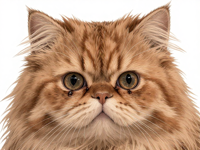 红色虎斑波斯猫掉毛严重？泪痕处理全攻略及护理技巧