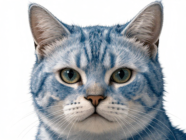 蓝色虎斑猫掉毛严重?肠胃敏感猫咪的掉毛护理与喂养指南