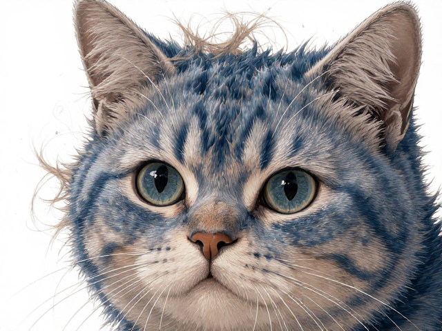蓝色虎斑猫掉毛严重?肠胃敏感猫咪的掉毛护理与喂养指南