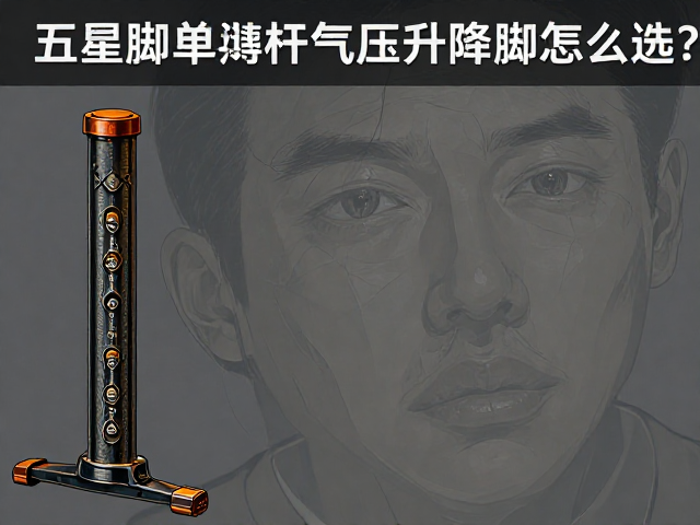 五星脚单杆气压升降脚怎么选？碳钢烤漆耐用防滑全解析