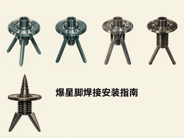 防爆五星脚焊接固定安装指南,五星脚规格选型与防滑技巧