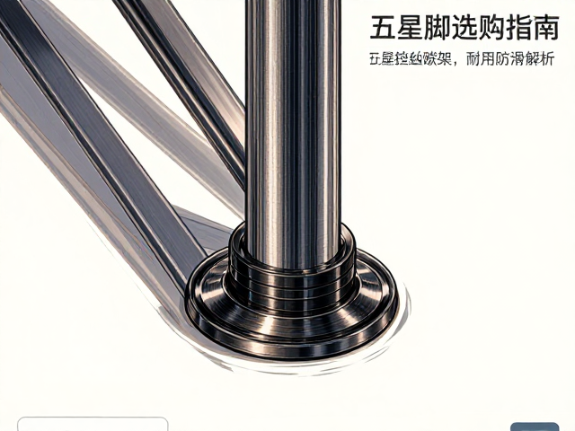 五星脚选购指南,拉丝碳钢烤漆脚架耐用防滑解析