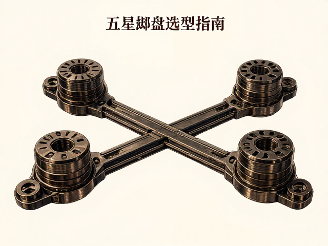 五星脚与交叉支撑四爪脚底盘连接件选型指南
