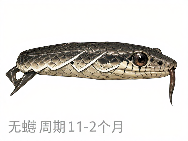 无颊鳞蛇蜕皮周期1-2个月，头部特征识别指南