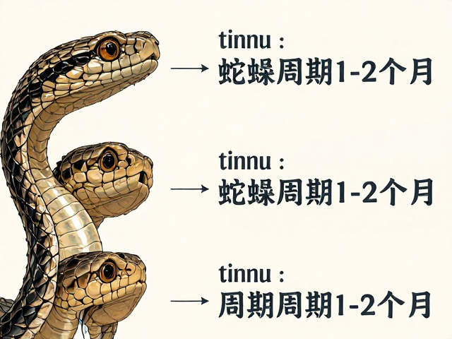 无颊鳞蛇蜕皮周期1-2个月，头部特征识别指南
