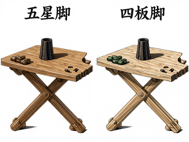 五星脚/交叉支撑四爪脚/木质平板脚怎么选?避坑指南与选购攻略