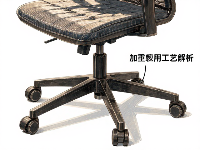 家用电脑椅五星脚怎么选?加强筋设计更稳固耐用