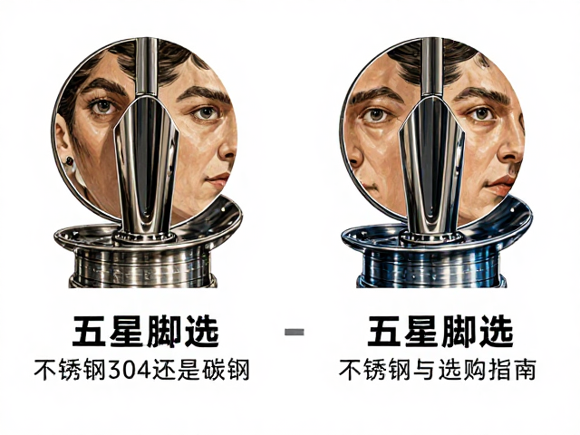 五星脚选不锈钢304还是碳钢？详解材质区别与选购指南