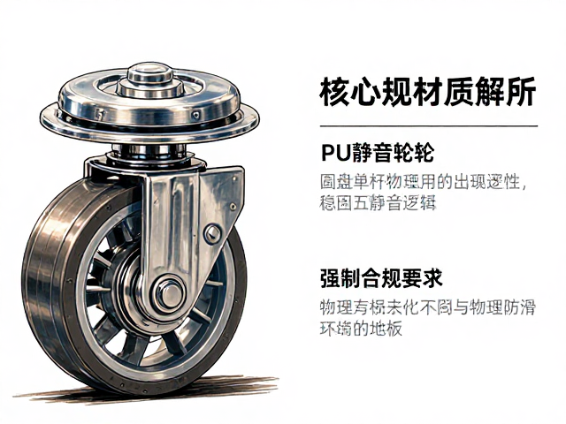 五星脚万向轮选购指南，PU静音轮，圆盘单杆脚，稳固防滑不伤地板
