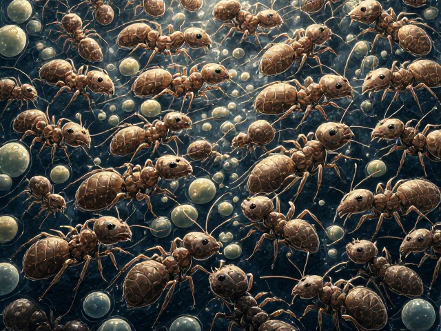 蚂蚁栖息地貌与共生微生物,揭秘群居防御的生存智慧