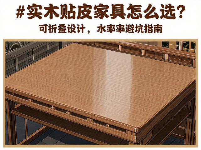 实木贴皮家具怎么选？可折叠设计，含水率控制避坑指南