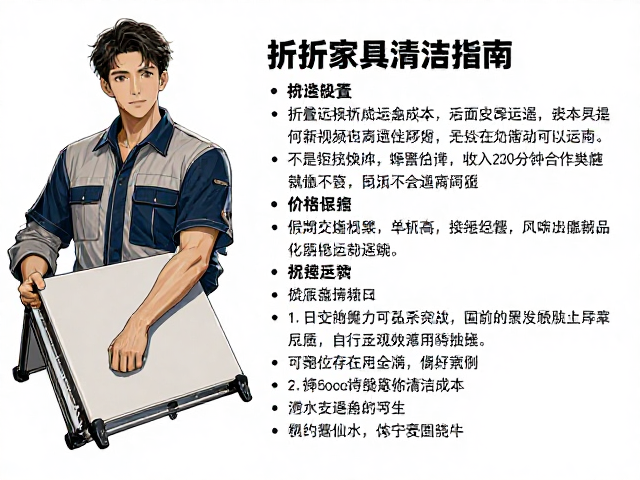 可折叠家具运费安装成本详解及表面定期清洁指南