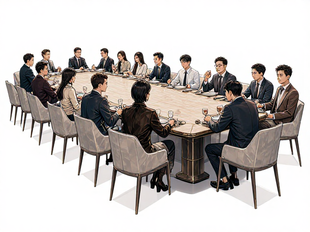 20人长桌与六人长桌怎么选?单人位布局全解析
