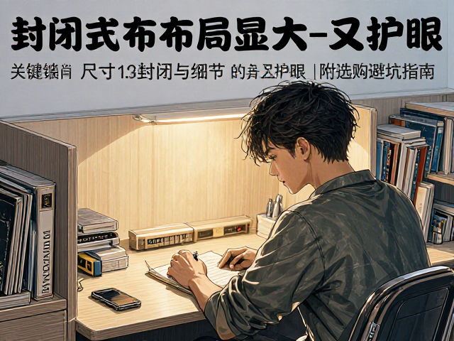 单人位学习桌怎么选?封闭式布局显大又护眼,附选购避坑指南