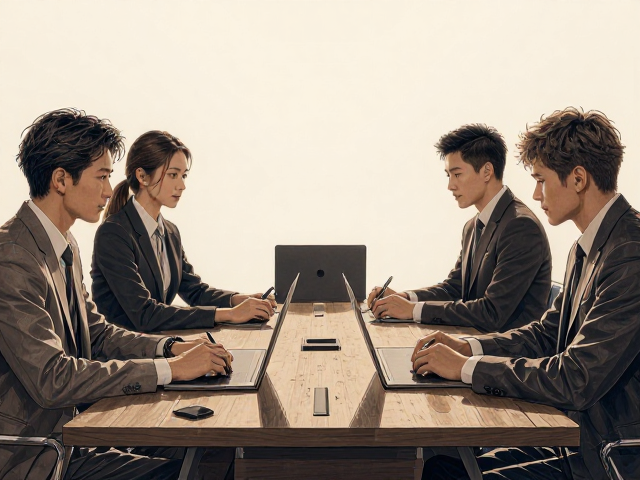单人位与4人会议桌搭配,打造高效独立工位布局指南