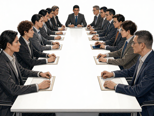 20人会议桌怎么选?单人位模块化拼接方案,灵活扩容高效办公