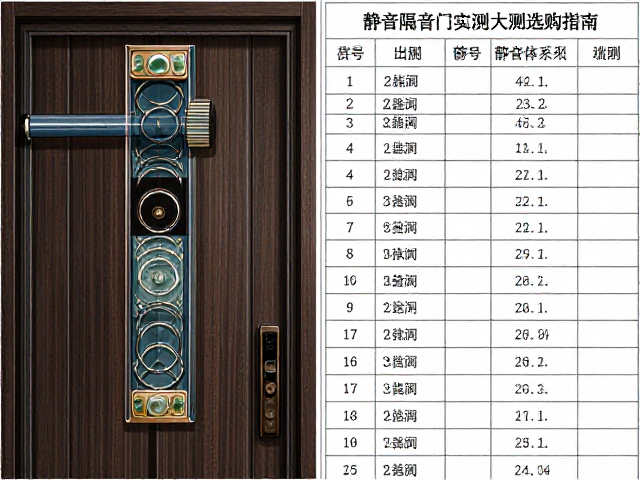 实木隔音门配玉石装饰,静音效果实测与选购指南