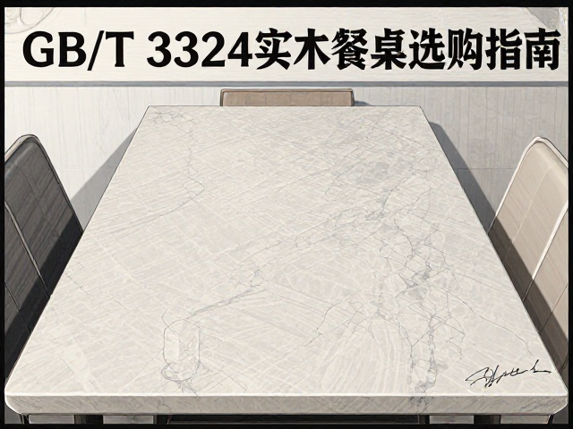 GB/T 3324实木餐桌选购指南,云石台面搭配与材质避坑指南