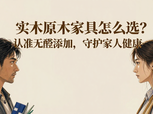 实木原木家具怎么选？认准无醛添加，守护家人健康