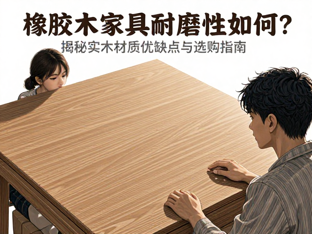橡胶木家具耐磨性如何？揭秘实木材质优缺点与选购指南