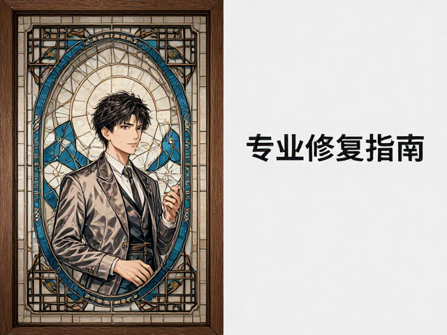 实木彩绘玻璃门专业修复指南，保真材质，重塑经典韵味