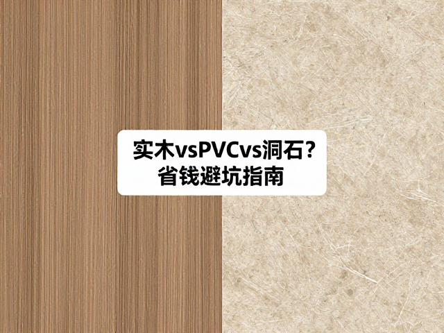 实木vsPVCvs洞石,2024主流材质怎么选?省钱避坑指南