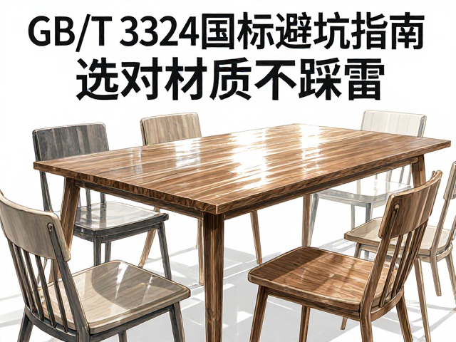 实木vs塑料/亚克力餐桌,GB/T 3324国标避坑指南,选对材质不踩雷