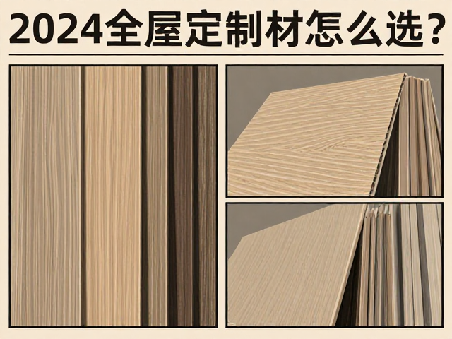 实木vsPVCvs密度板,2024全屋定制材质怎么选?避坑指南