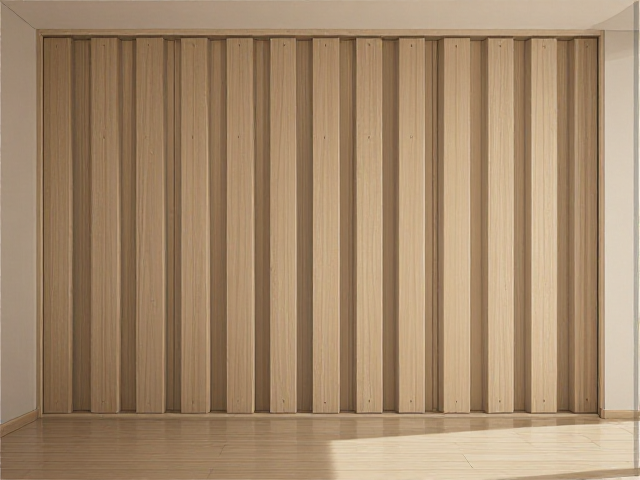 一字直条浅色原木搭配独特材质组合,打造高颜值极简空间