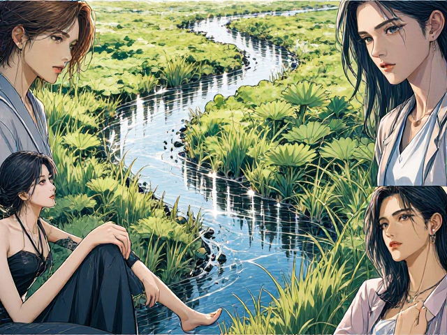 沼泽湿地溪流旁的植被,栖息地貌中的生态秘密