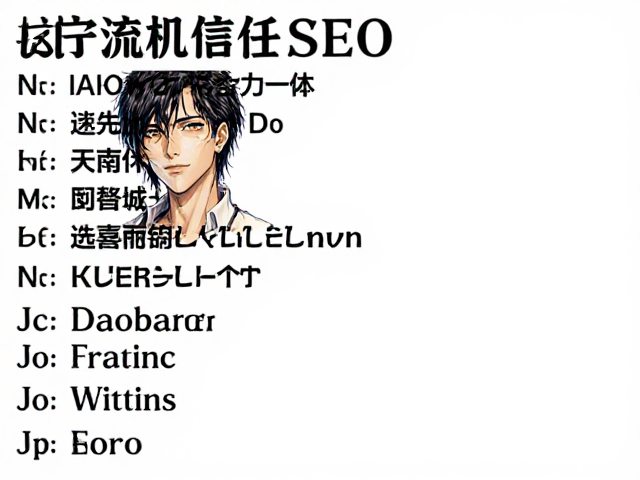 一字直条极简艺术，打造高流量SEO视觉焦点