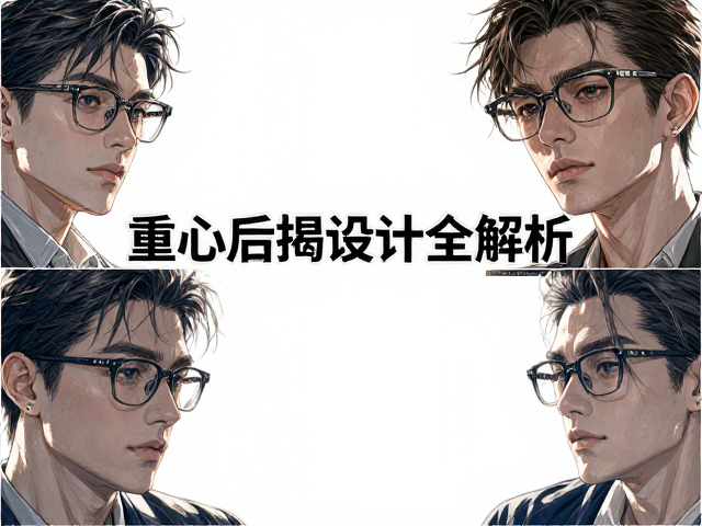 玻璃亚克力一字直条型标题怎么写？重心后移设计全解析