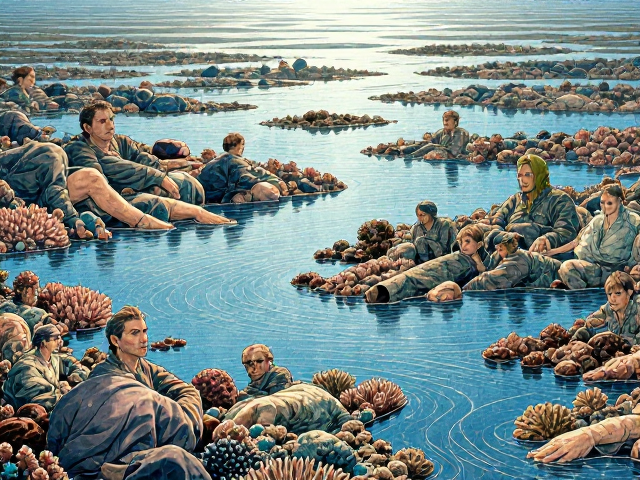 珊瑚礁保护，栖息地貌与季节性水坑生态联系