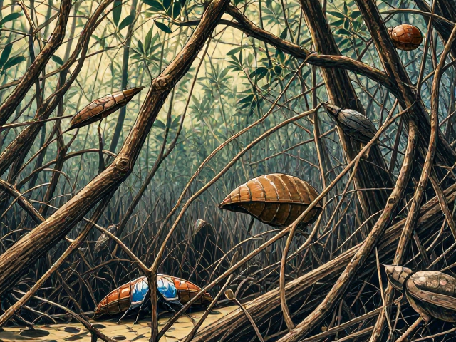 红树林栖息地貌探秘,这里藏着哪些珍稀昆虫?