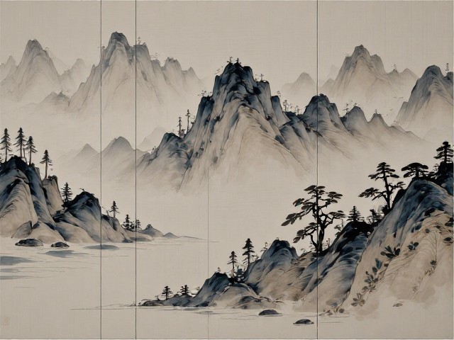 长方形大板山纹设计，封闭漆工艺打造高级质感
