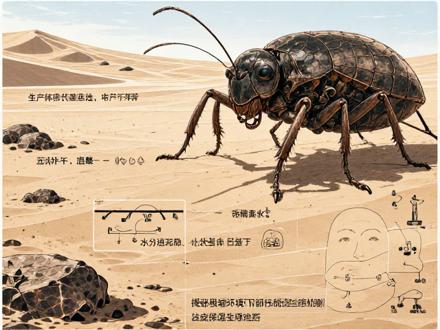 沙漠昆虫如何适应栖息地貌?揭秘极端环境下的皮肤保湿生存绝技