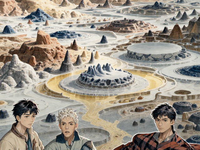 地热区高矿物质沉积地貌,独特栖息地探秘与地质成因解析