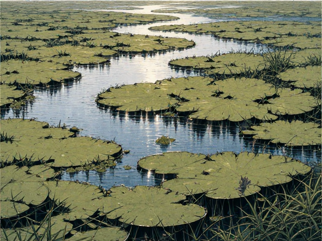 沼泽湿地边缘栖息地,如何为生物打造隐蔽安全所