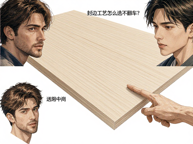 白蜡木浅色长方形大板选购指南,封边工艺怎么选不翻车?