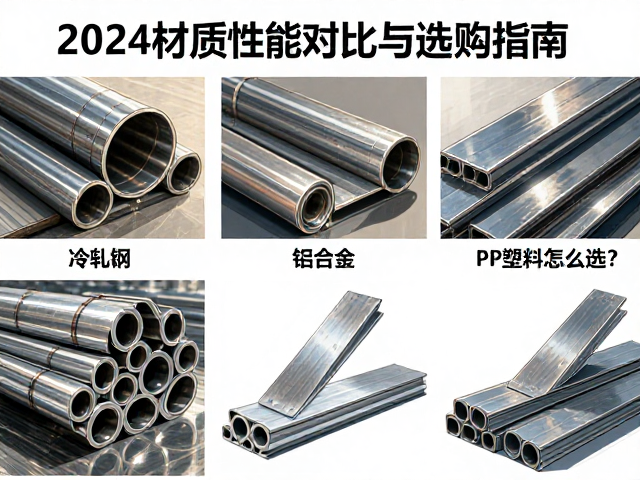冷轧钢、铝合金、PP塑料怎么选?2024材质性能对比与选购指南